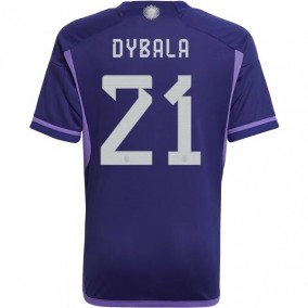 Argentina Paulo Dybala 21 2023/2024 Borta Fotbollströjor Kortärmad